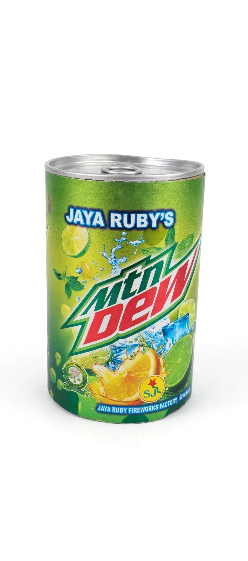 Mtn dew tin